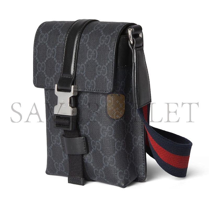 GUCCI GG BLACK SUPER MINI BAG 816954 (18*11*4cm)